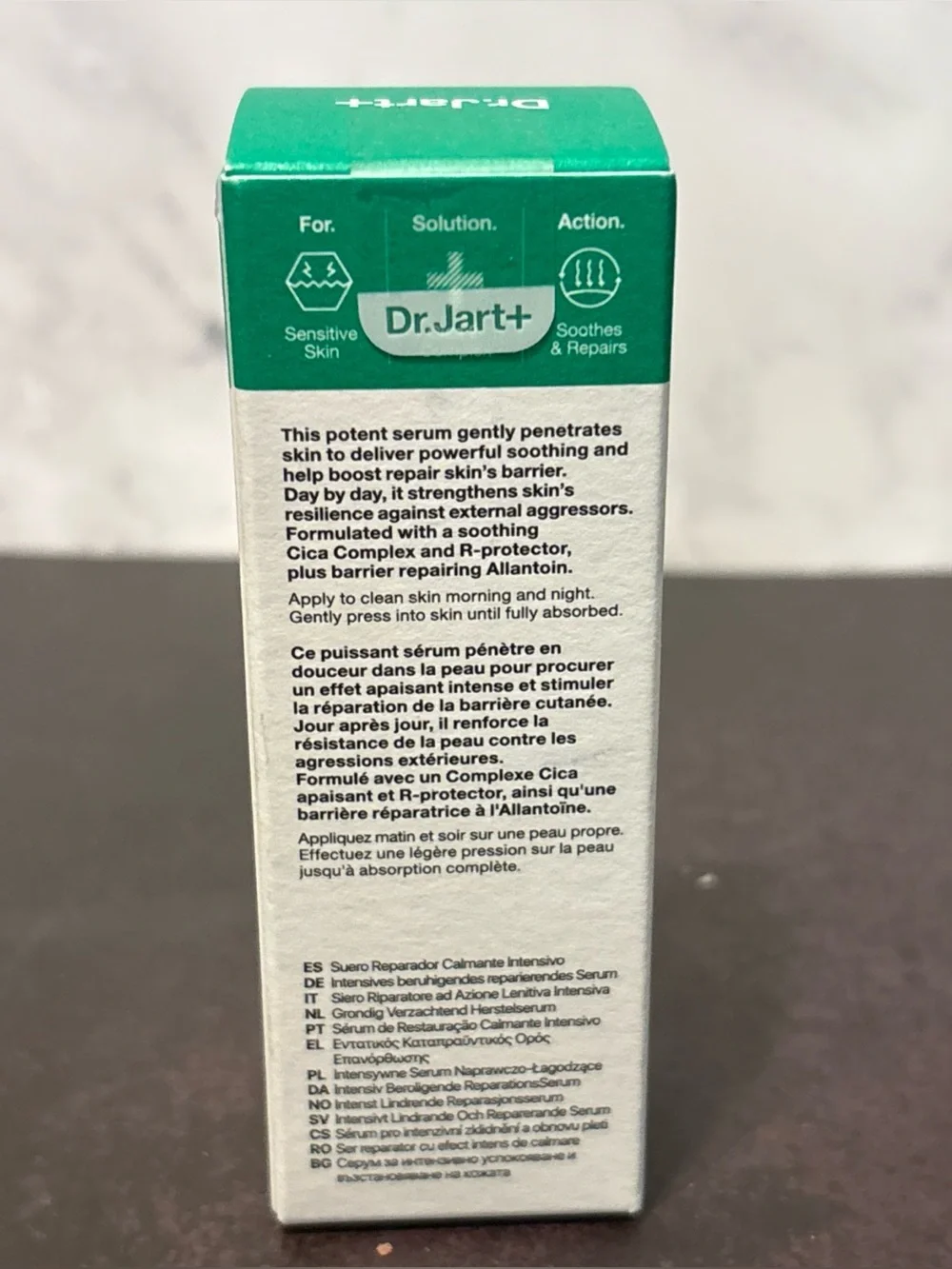 Dr.Jart+ Cicapair Intensive Soothing Repair Serum — Green